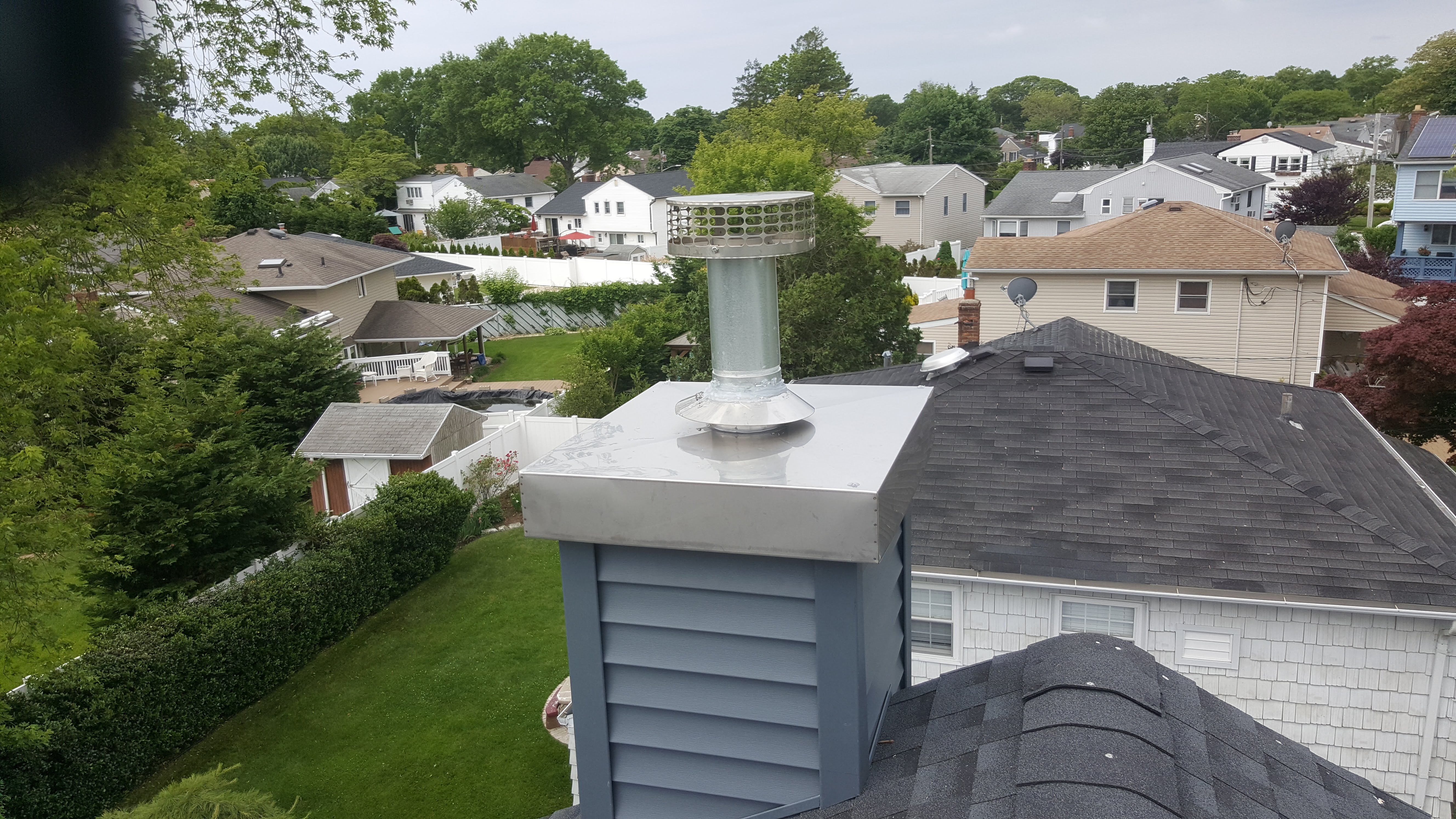 Energy-saving top sealing damper installed in Albertson, New York